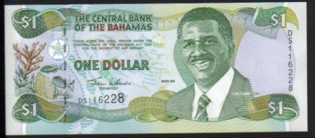 <font color=red><b>Bahamas Pick 69, UNC</font></b><p> 1 Dollar, 2001.<p> <a href="/shop/catalog/images/Bahamas-Pick-69.jpg"> <font color=green><b>View the image</b></a></font>