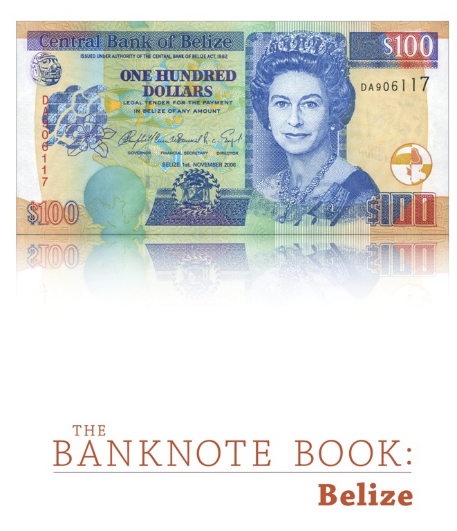 <font color=01><b><center> <font color=red>The Banknote Book: Belize</font></b></center><p>This 15-page catalog covers every note (100 types and varieties, including 7 notes unlisted in the SCWPM) issued by the Government of Belize from 1974 to 1976, the Monetary Authority of Belize in 1980, and the Central Bank of Belize from 1983 until present day. <p> To purchase this catalog, please visit <a href="https://www.mebanknotes.com"><font color=blue>www.BanknoteBook.com</font></a>